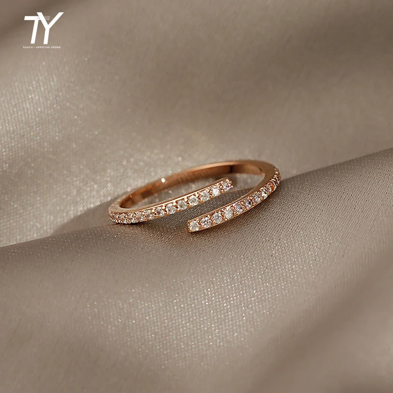 Minimalist Geometric Rose Gold Ring