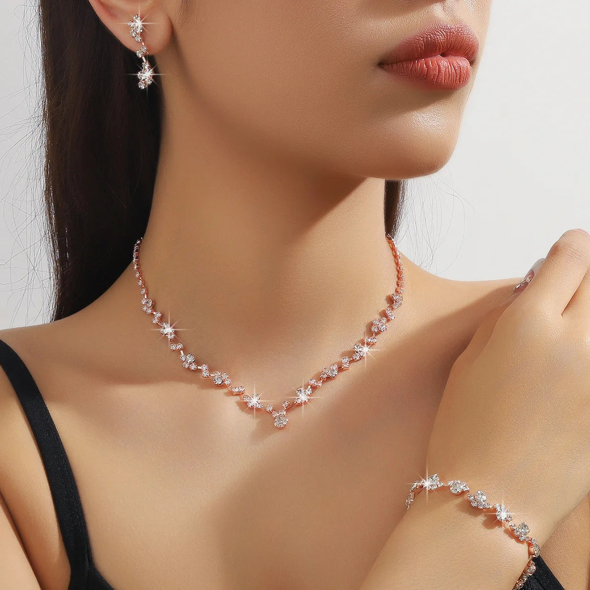 Crystal Bridal Jewelry Set