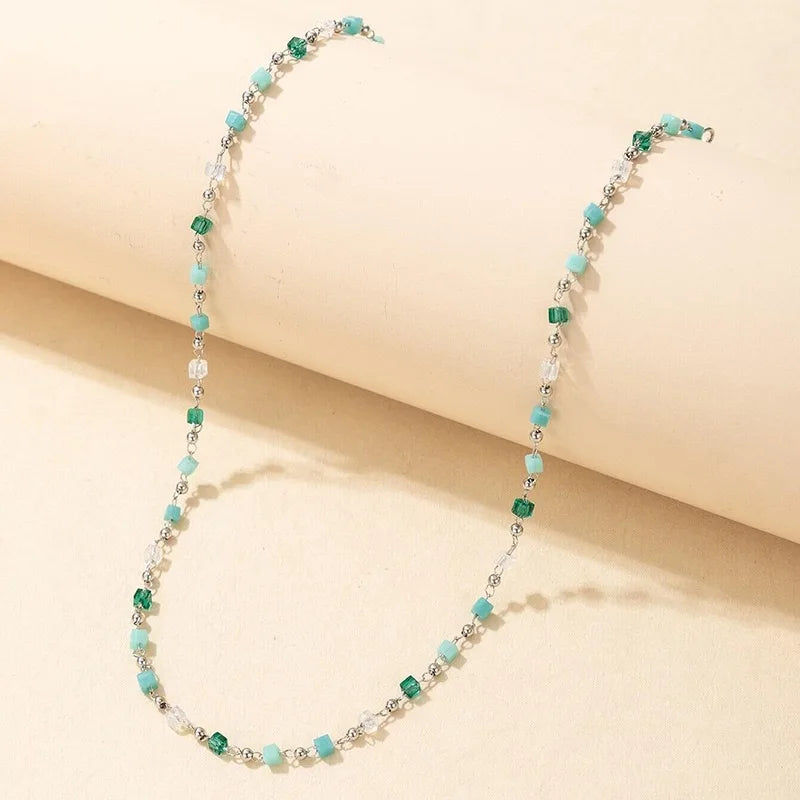 Bohemian Colorful Beaded Necklace