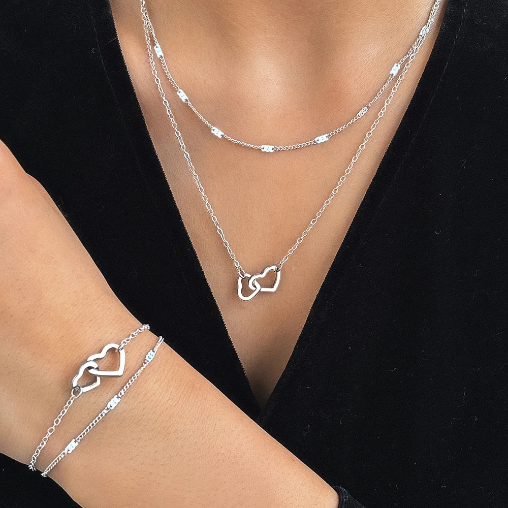 Stainless Steel Love Jewelry Set