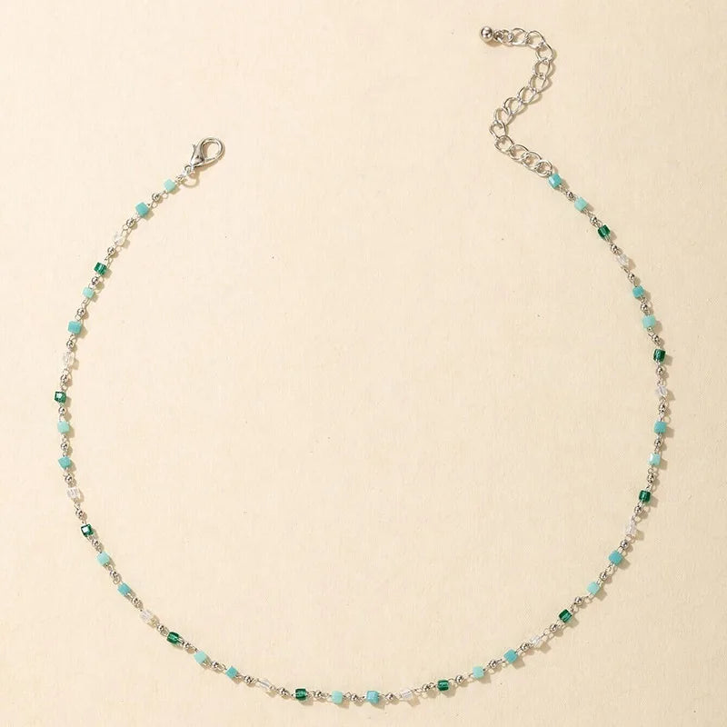 Bohemian Colorful Beaded Necklace