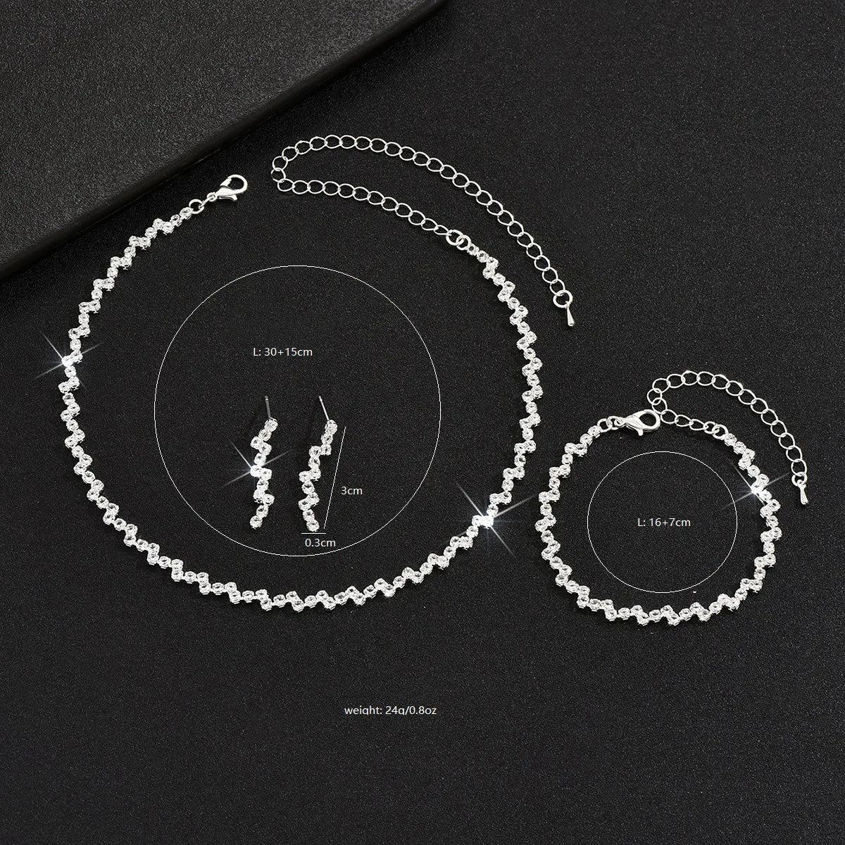 Crystal Bridal Jewelry Set