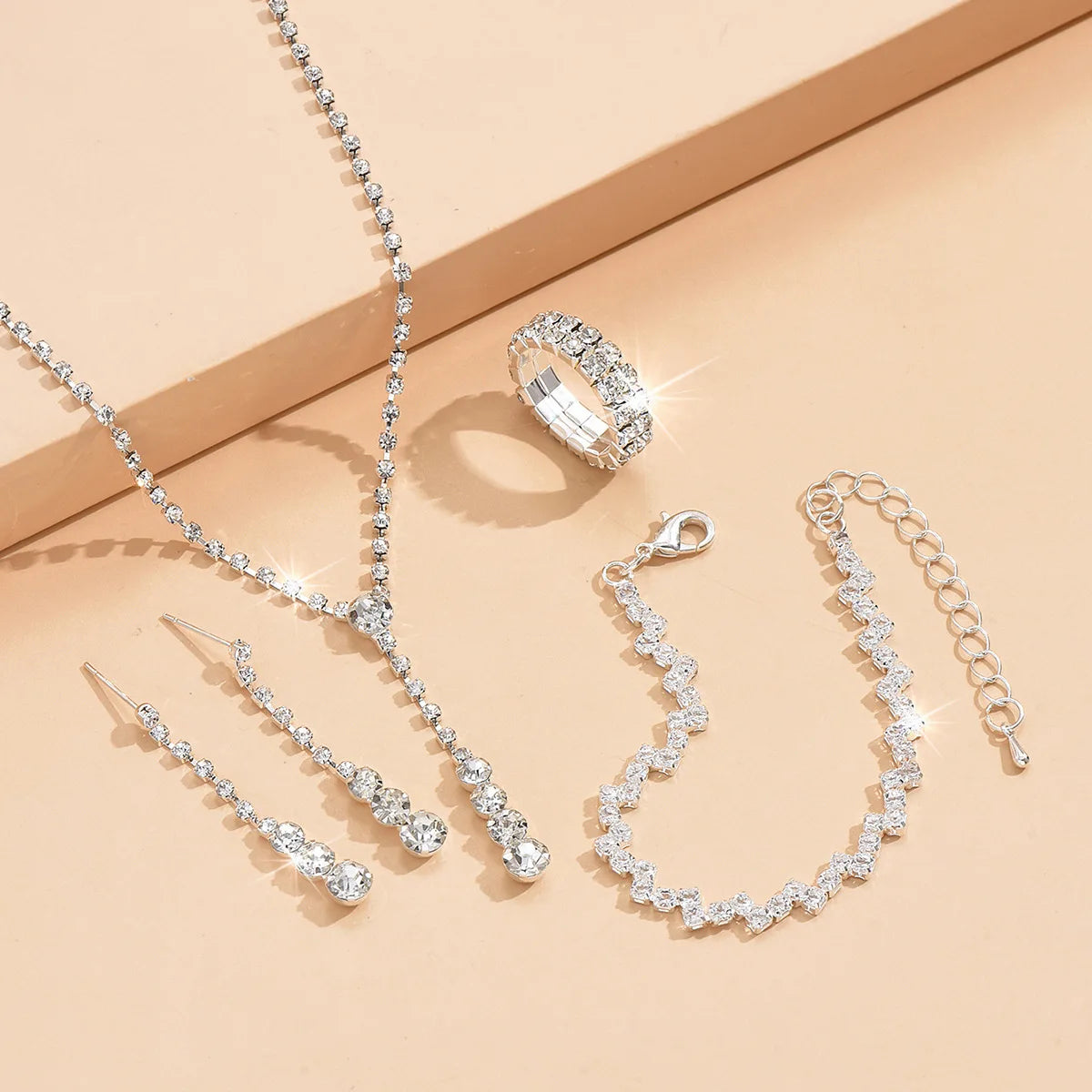 5-Piece Silver Jewelry Set