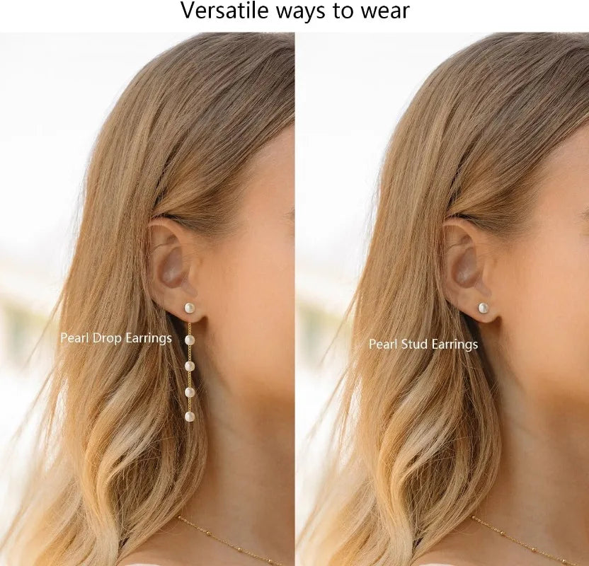 Gold Pearl Jewelry Set