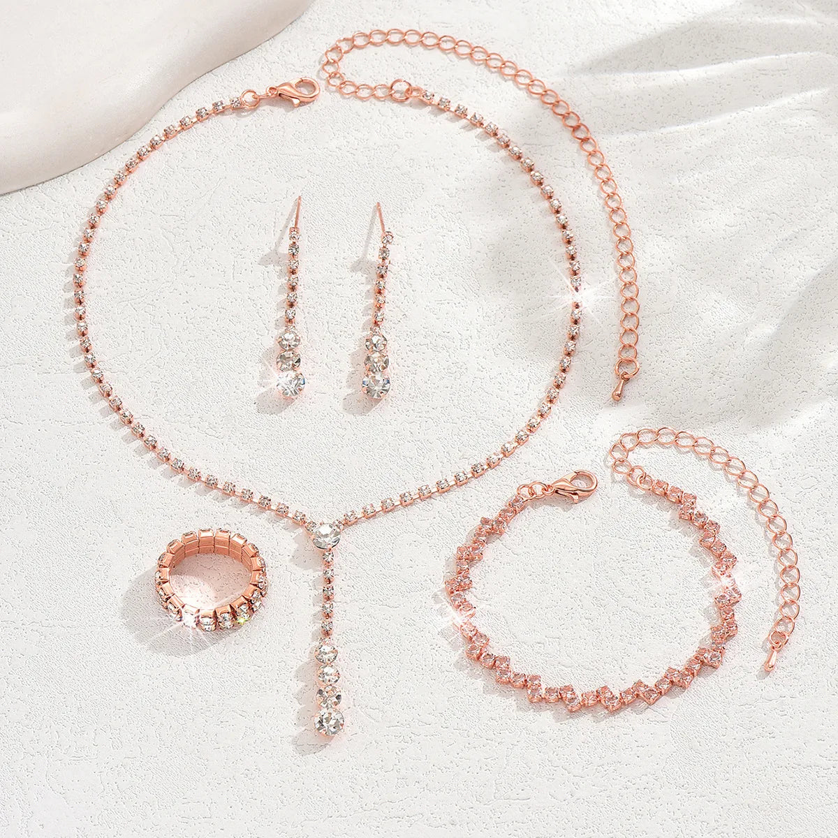 5-Piece Silver Jewelry Set