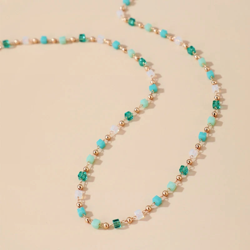 Bohemian Colorful Beaded Necklace