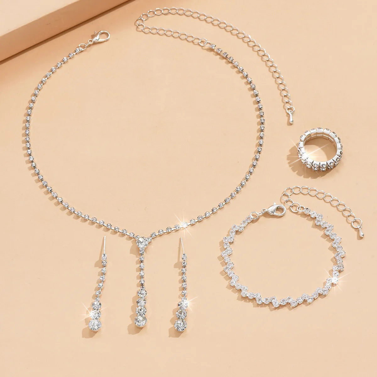 5-Piece Silver Jewelry Set