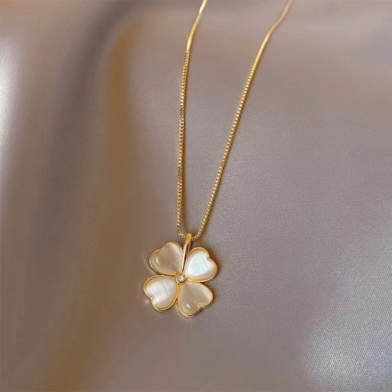 Four-Leaf Clover Necklace