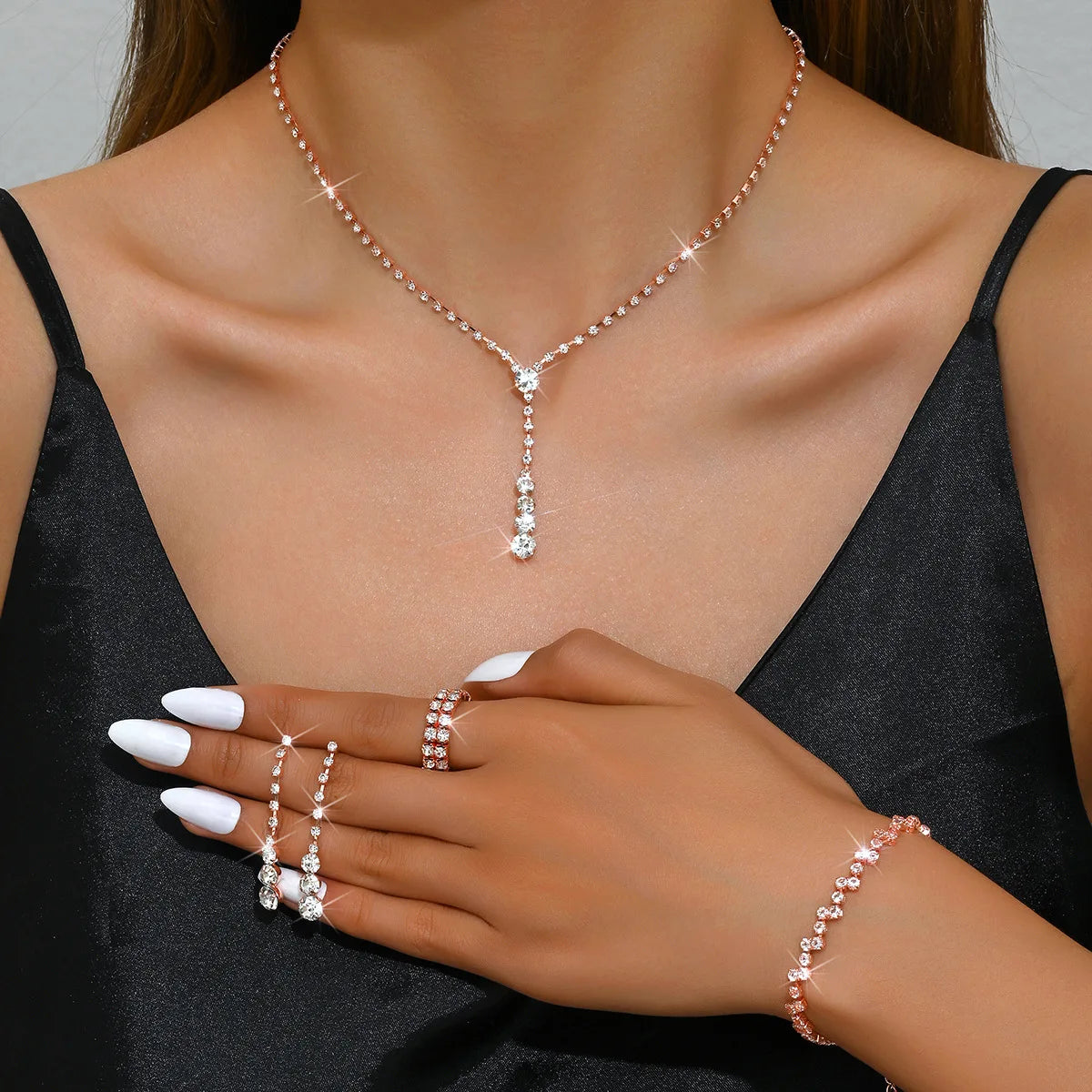 5-Piece Silver Jewelry Set