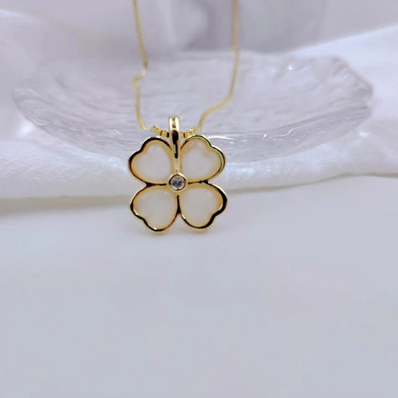 Four-Leaf Clover Necklace