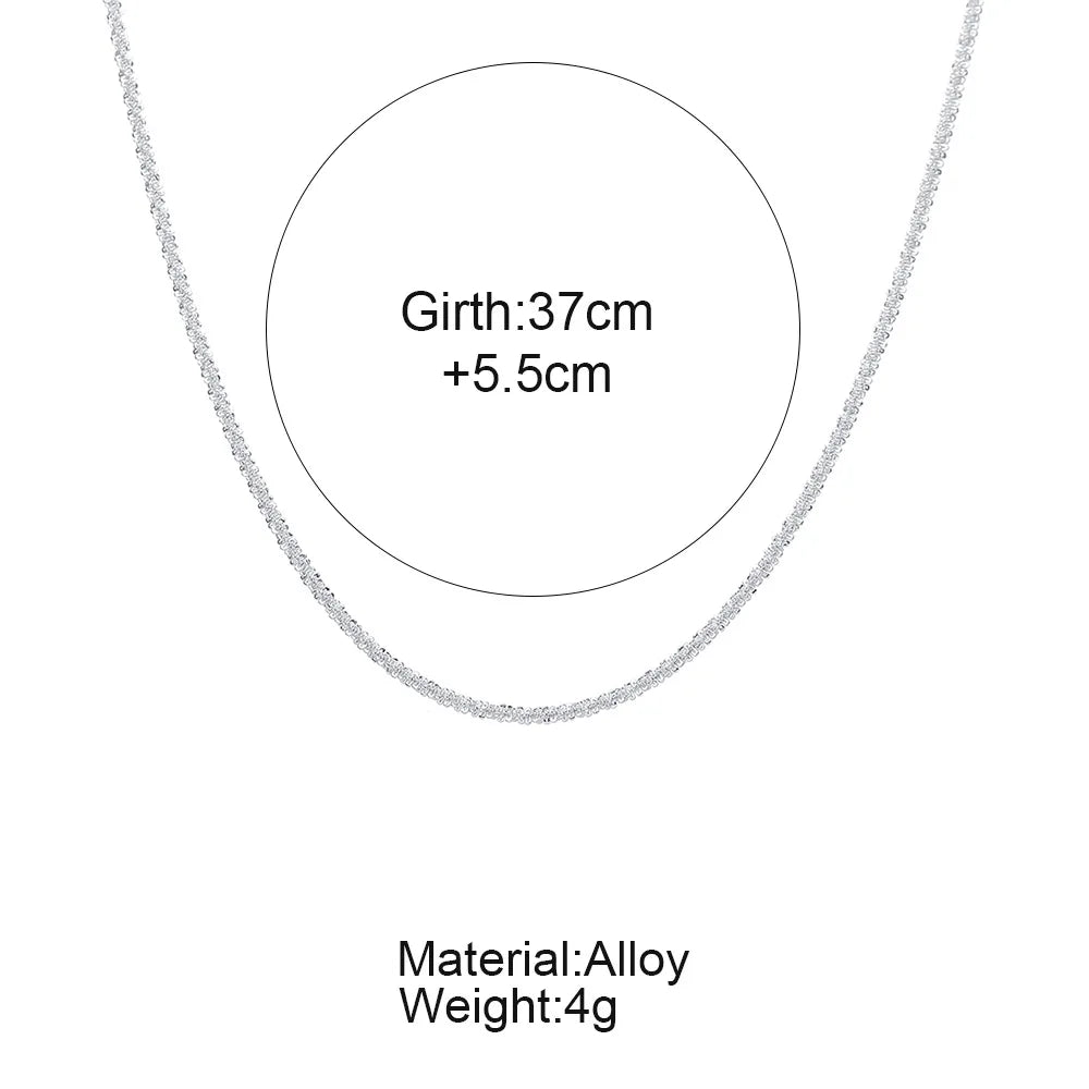 Silver Sparkling Necklace