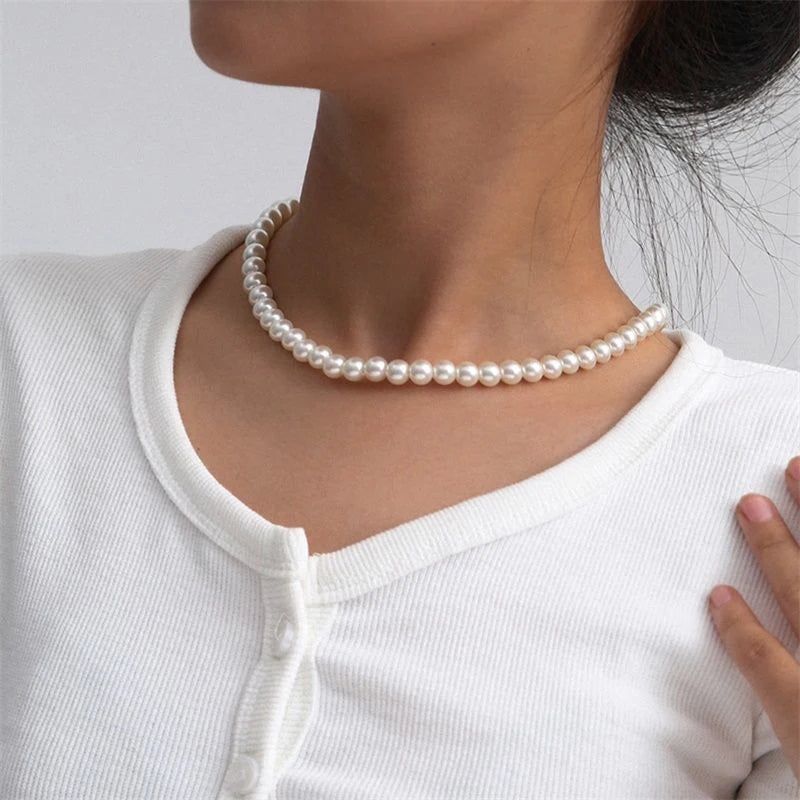 White Pearl Necklace