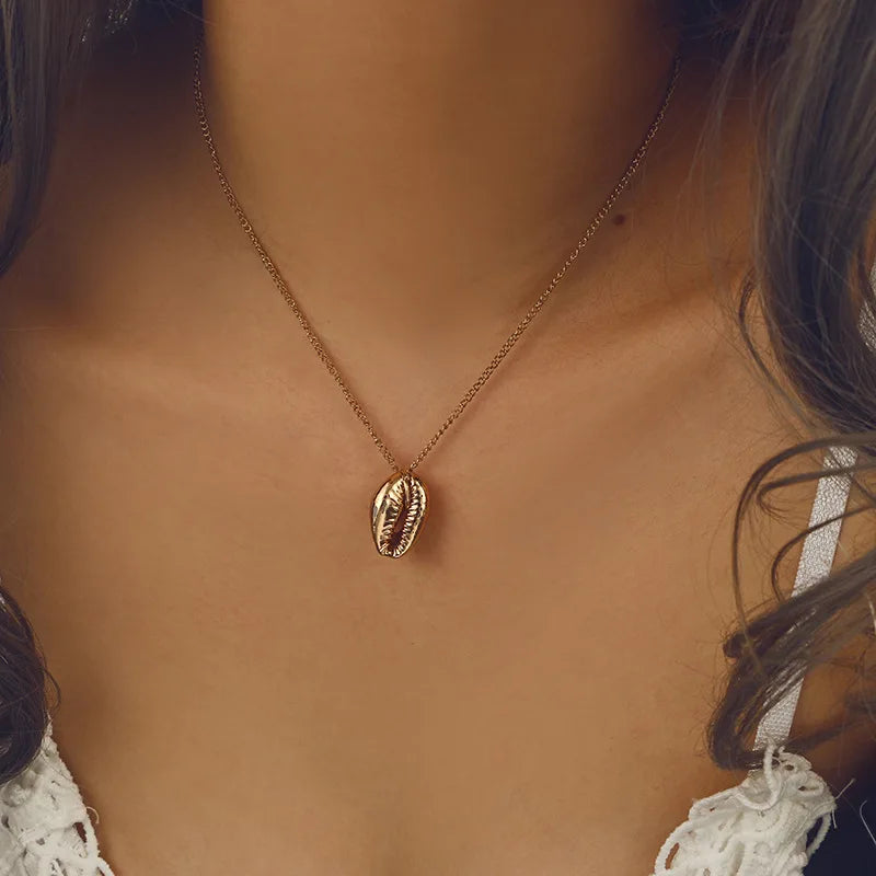Boho Cowrie Shell Necklace