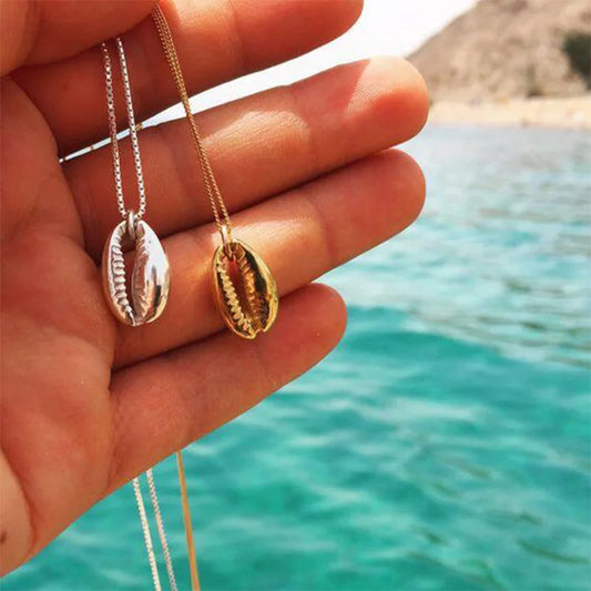 Boho Cowrie Shell Necklace