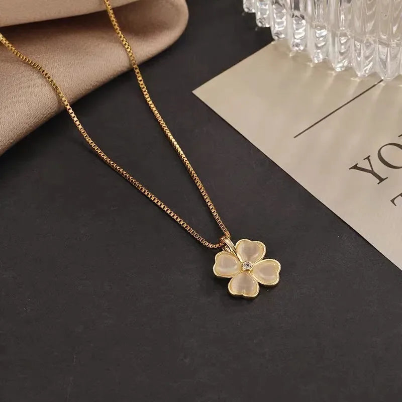Four-Leaf Clover Necklace