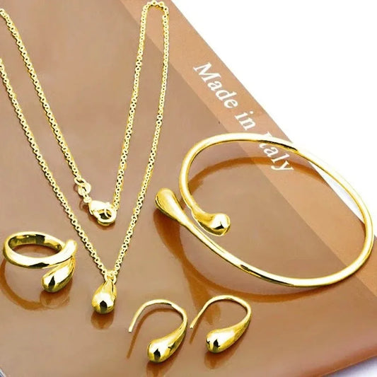 Fashion Teardrop Jewelry Set