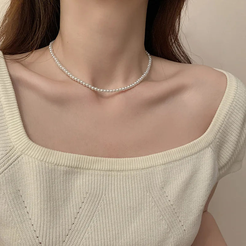 White Pearl Necklace