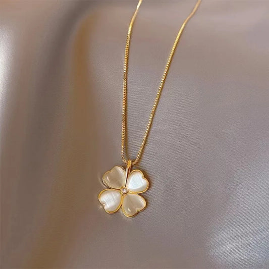 Four-Leaf Clover Necklace