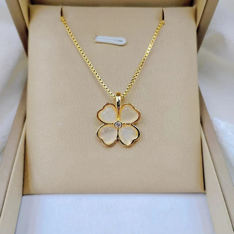 Four-Leaf Clover Necklace