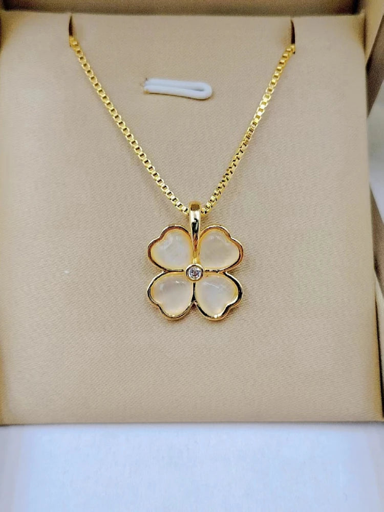 Four-Leaf Clover Necklace