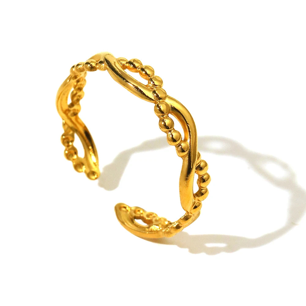 Minimalist Geometric Hollow Ring