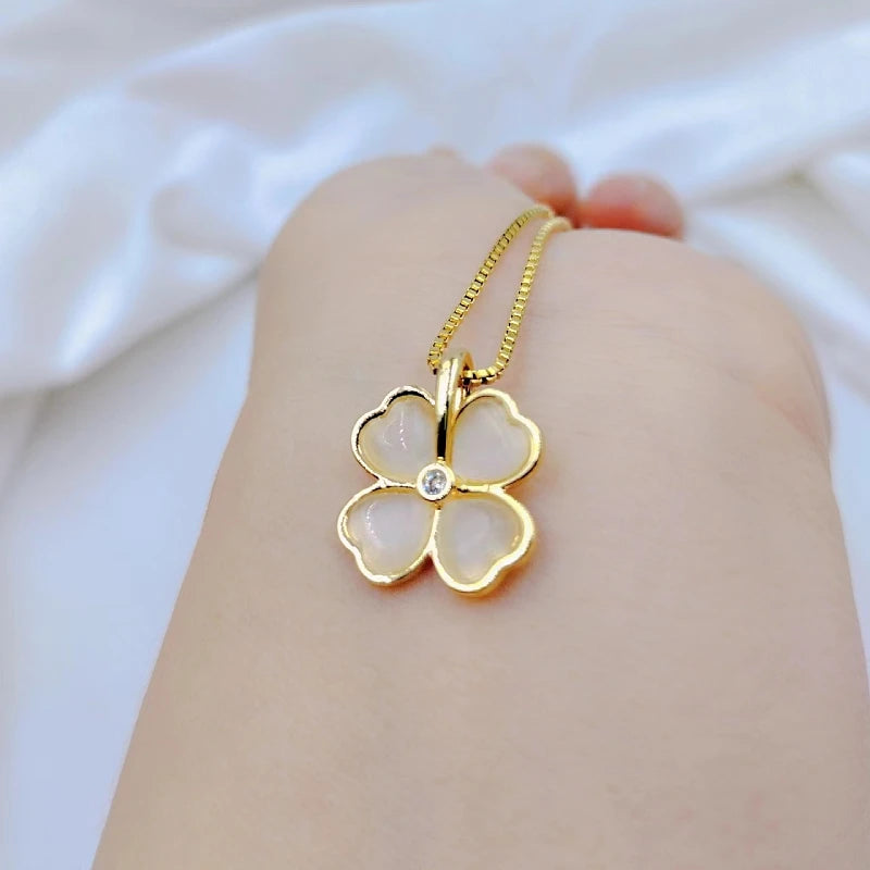 Four-Leaf Clover Necklace