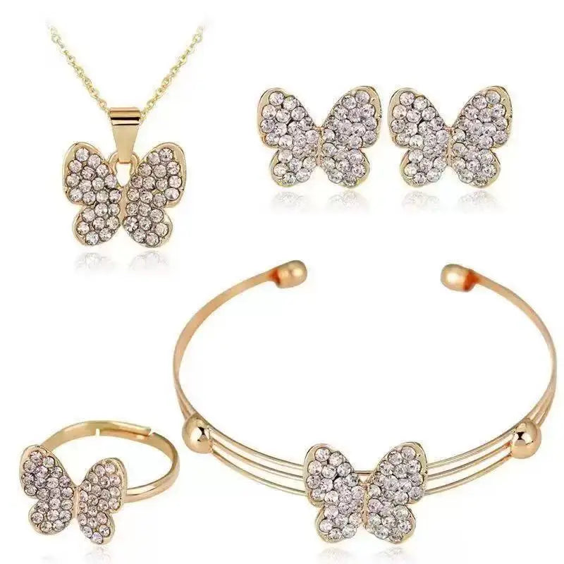 Elegant Butterfly Jewelry Set