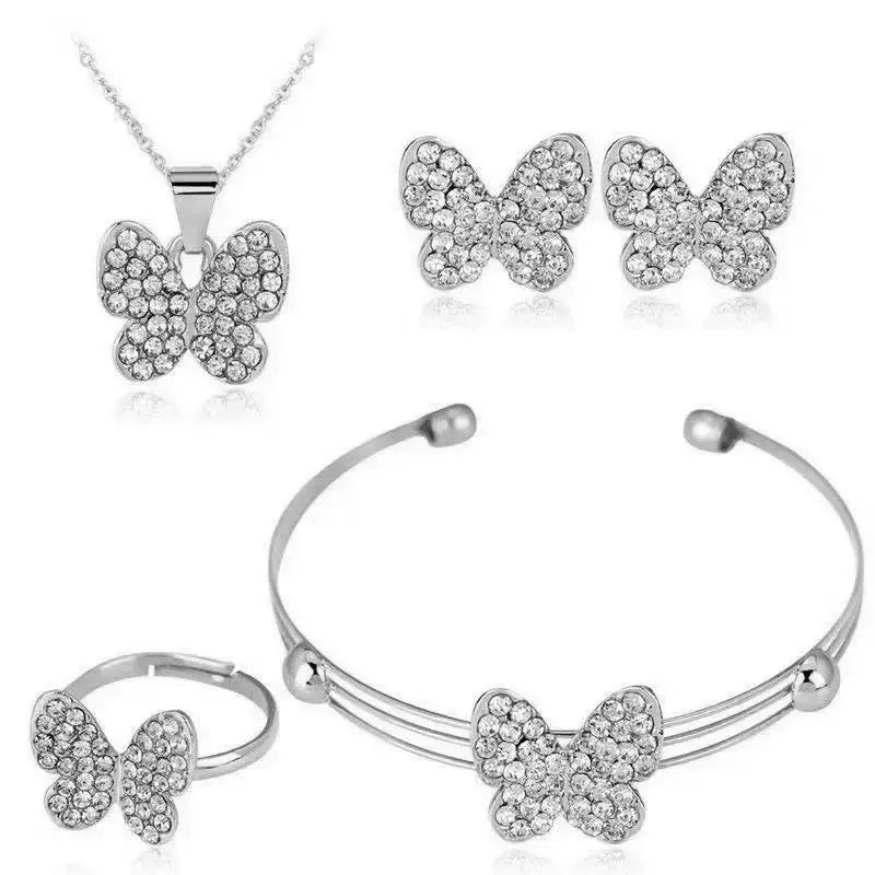 Elegant Butterfly Jewelry Set