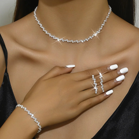 Crystal Bridal Jewelry Set