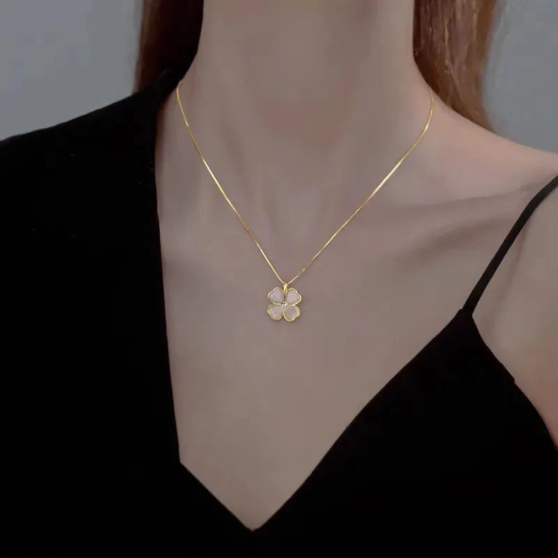 Four-Leaf Clover Necklace